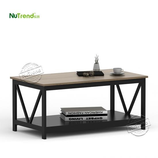 wholesale Classical Black Walnut Wooden Coffee Table Furniture Factory China