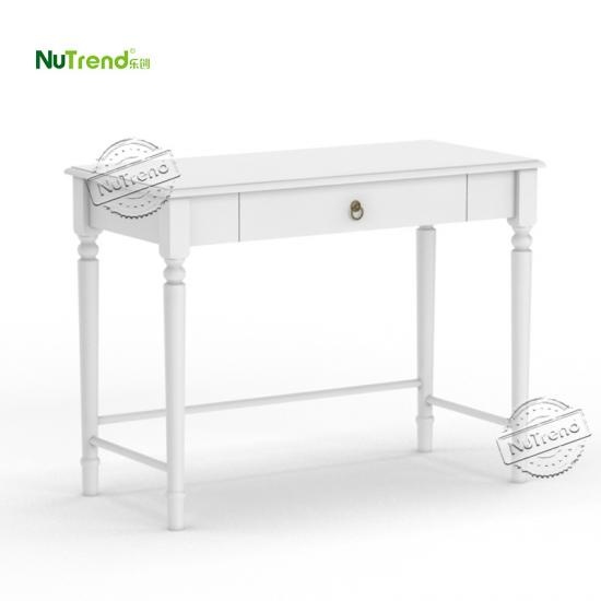 Custom White Wooden Farmhouse Study Table suppiler in China		