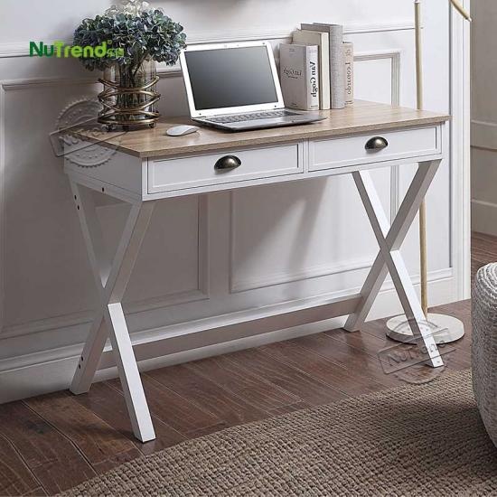 wholesalewhite modern simple wood home office desk with storage  Supplier China